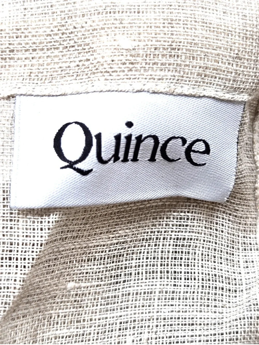 NWOT QUINCE Set Of 4 48x84 European Linen Sheer Curtains Flax 9813